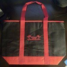 Trader Joe’s Black/Red Reusable Insulated Grocery Bag Extra Large 7 Gallons NWT