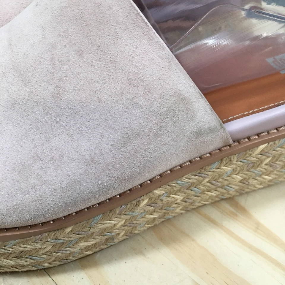 Sandalias FitFlop para mujer 10 Eloise sin cordones plataforma cuña alpargata deslizables rosa Foto 4 de 4