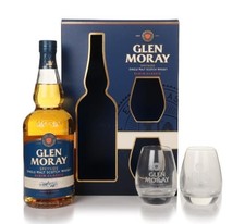Glen Moray Classic Gift Pack with 2x Glasses Single Malt Whisky 70cl