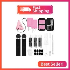 Boao 23 Pcs Clarinet Cleaning Kit All in One Accessories Set, Pink
