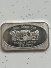 San Diego Zoo 1973 1 Ounce Silver Bar