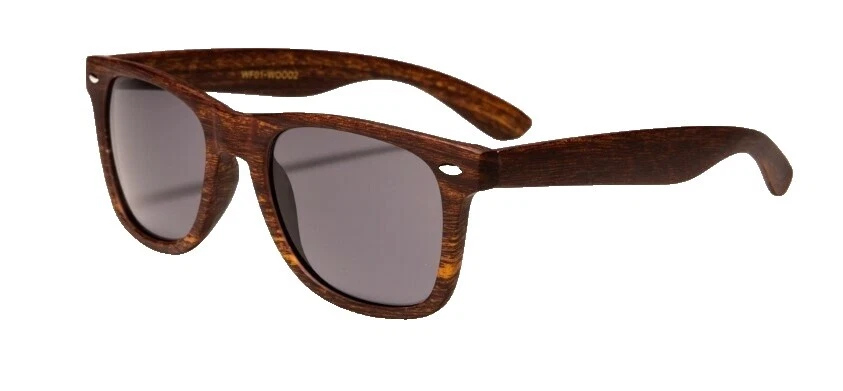 Gafas de sol unisex para adultos de Madera Vintage
