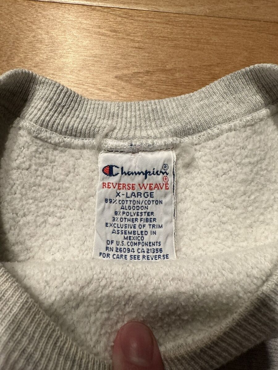 Vintage 90's Champion Reverse Weave Crewneck Sweatshirt Iowa Vintage 90's Champion Reverse Weave Crewneck Sweatshirt Iowa