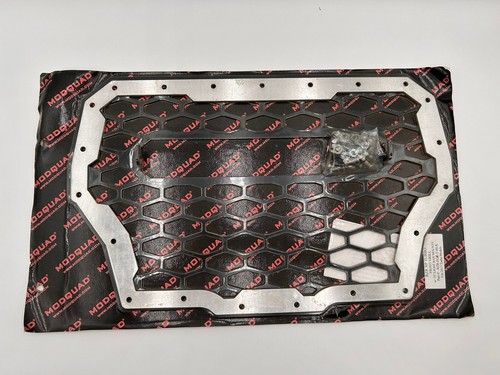 MOD QUAD RZR XP Turbo Front Grill w/10” Light Bar Mount Fits 2017 Turbo Models - Picture 2 of 4