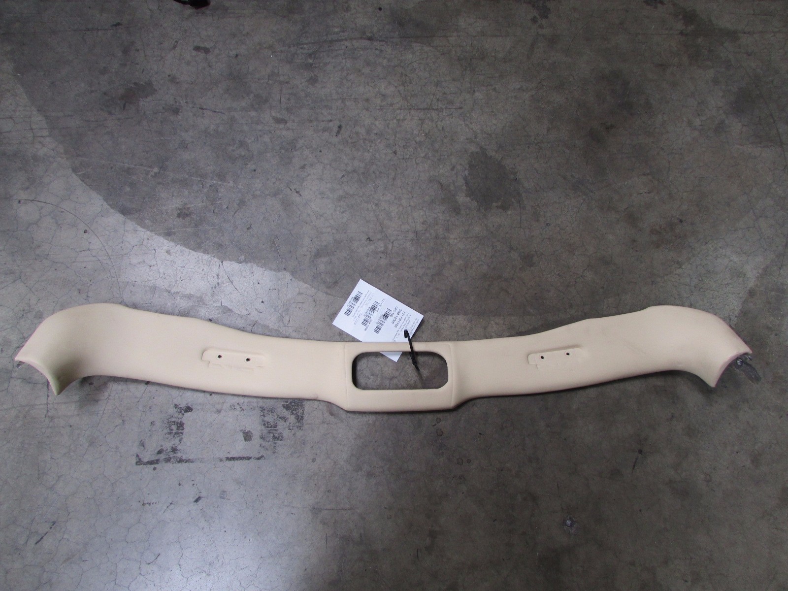 Ferrari 430 Spider, Upper Window Trim, Creme, Used, P/N 68503704