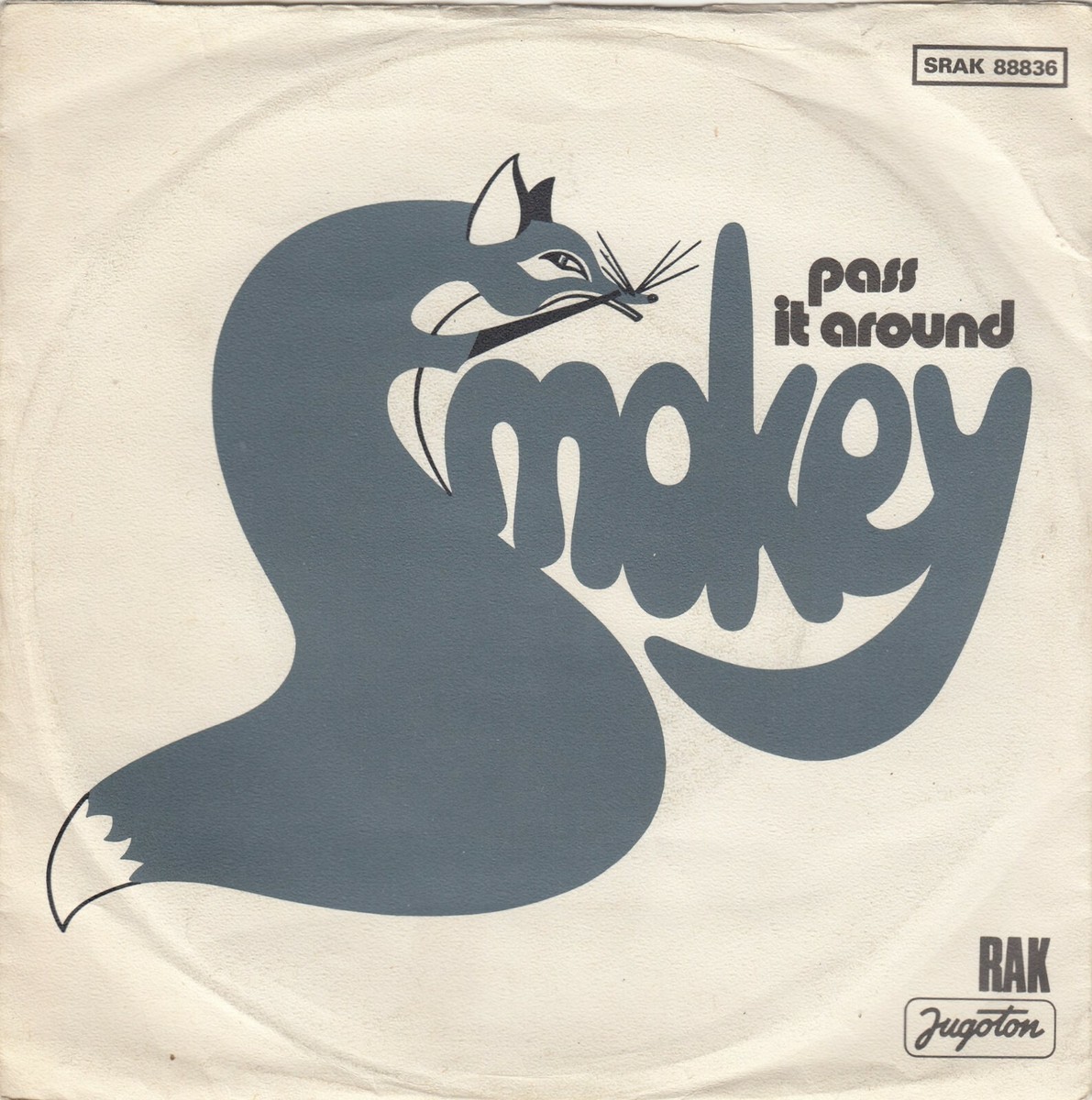 SMOKEY (SMOKIE) PASS IT AROUND / COULDN'T LIVE 1975 RECORD