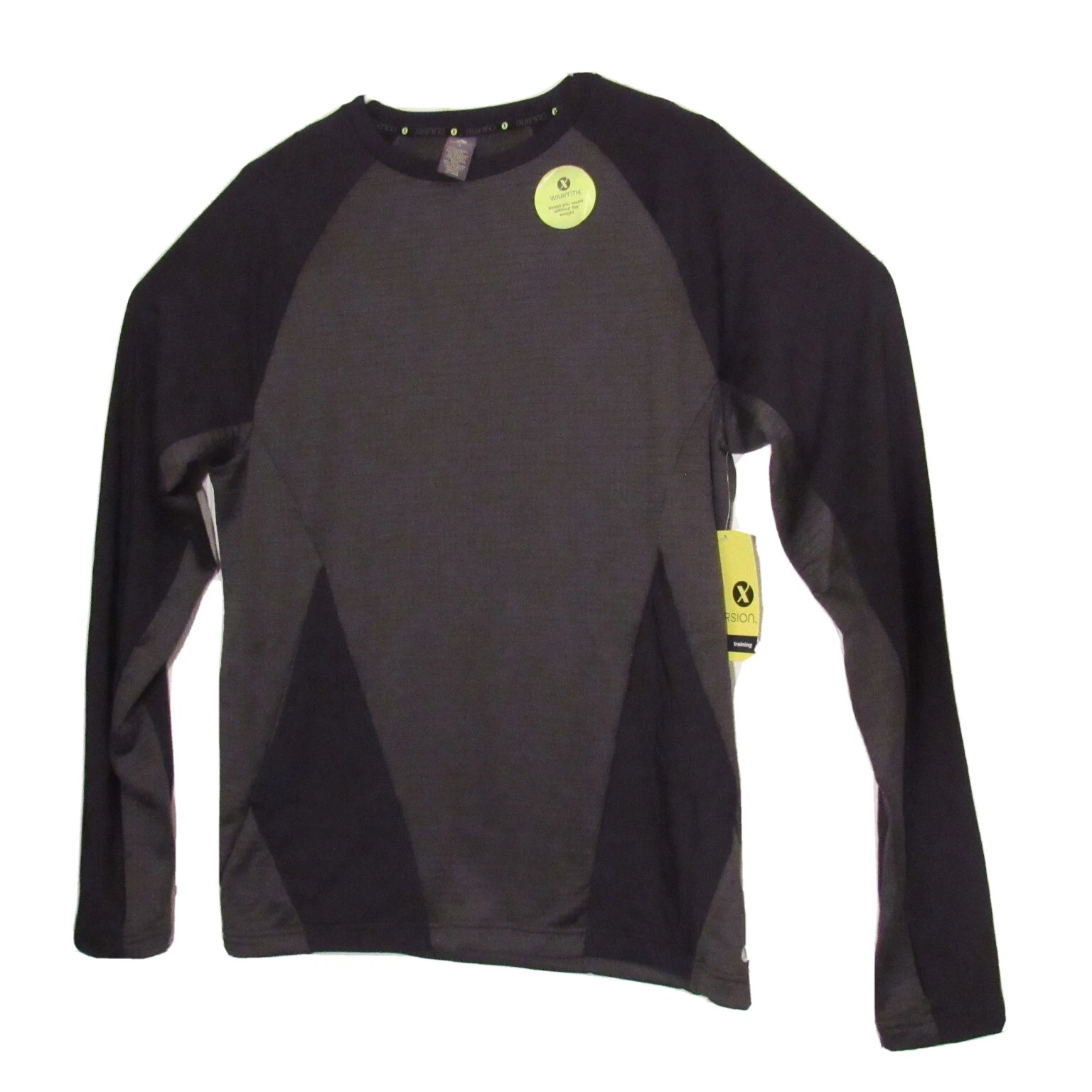 Xersion Mens Training Quick-Dri, Athletic Wear, L/S Green Shirt, Sz: S, RN:93677