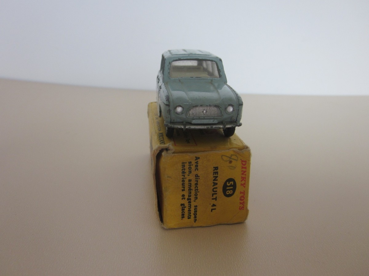 Dinky Toys Renault 4L Bleue - Échelle 1/43 - Réf 518 - Occasion France