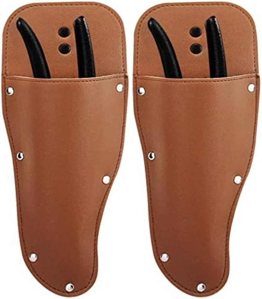 Fodero in Pelle per Forbici,Cesoie da Giardino Fondine per Forbici Custodia per