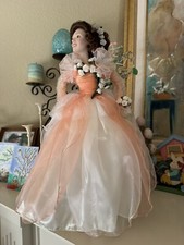 Franklin Mint Bisque Porcelain 20" Doll SONIA The Rose Princess in Box