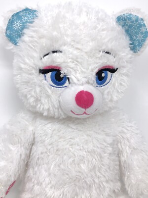 Build A Bear Workshop BAB Disney Frozen Elsa White Sparkly Plush