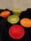 Vintage Tupperware Servalier Bowls 886, 1323 as is — photo 1