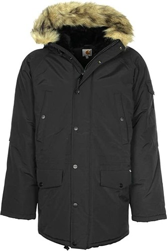 Abrigo Parka Carhartt Wip Anchorage Chaqueta Negra Piel Invierno Internacional | eBay