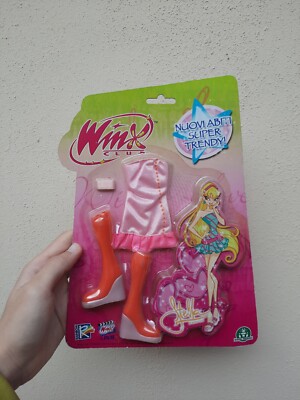 WINX CLUB STELLA SUPER TRENDIGE KLEIDER NEU IM BLISTER 2006 Giochi Preziosi