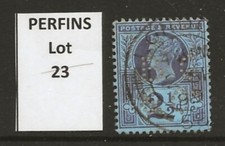 GB PERFIN - Lot 23 - QV 2.5d purple/blue "B G & Co" - good condition