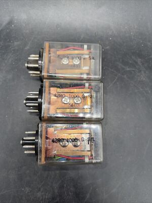 Lot Of 3 Sigma 42R0 1000 G-SIL Relay Fire Alarm System Used