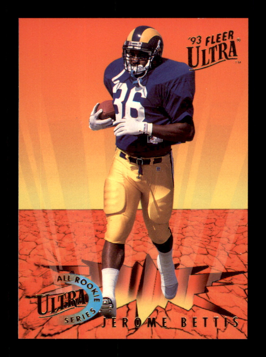 1993 Ultra #2 Jerome Bettis All-Rookie Series - Crease Free