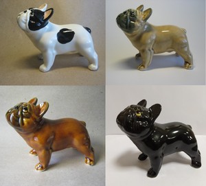 dog porcelain figurines