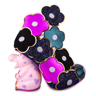 Hippo - Ray Black Character Heels Irregular Choice Shoes