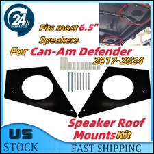 Steel Speaker Roof Mounts For 17-24 Can Am Defender-Fits most 6.5-In SPEAKERS US