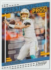 2023 Prestige Prestigious Pros #18 Justin Herbert - Los Angeles Chargers