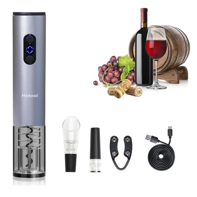 Wine Bottle Opener Automatic Wine Opener Rechargeable Corkscrew with Wine Aer...