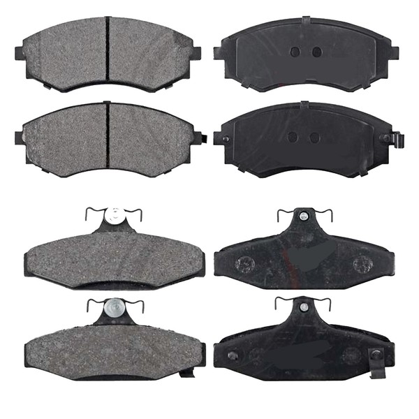 Set BeläGe Schuhe BremsbeläGe Vorne Und Hinten FüR Daewoo Rexton (Gab )-image
