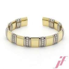 Armspange 750 Gelb & Weißgold mit Diamanten ...