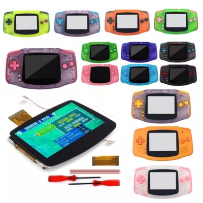3.0'' GBA V5 Laminated HD IPS LCD Backlight Screen For GBA w/Shell Colored button