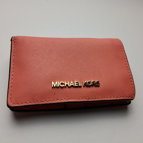Michael Kors MK Leather Bifold Snap Wallet - Picture 2 of 12