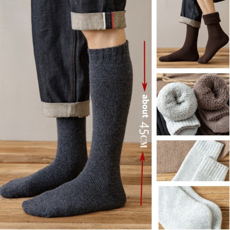 Calzini Sherpa Da Uomo Spessi E Foderati In Pile