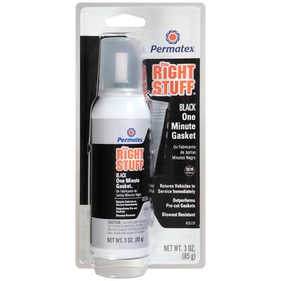 Permatex The Right Stuff 1 Minute Gasket Grey Gasket Maker Black 3 oz. 25229