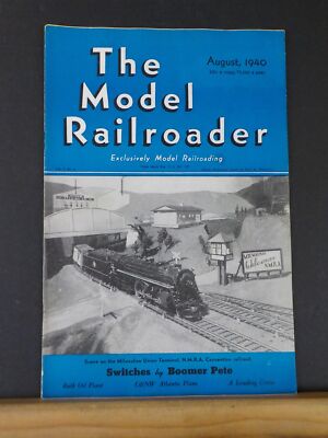 Modelleisenbahn Magazin 1940 August Bau eines Schüttöldepots Ladekran
