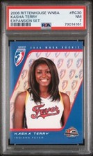 2006 Rittenhouse WNBA Rookie #30 Kasha Terry /333 PSA 7 Georgia Tech
