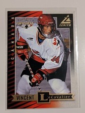 1997-98 ZENITH-OFFICAL ROOKIE CARD-VINCENT LECAVALIER-CANADA. rookie card picture