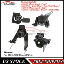For 2005-2010 Scion TC 2.4L Engine Motor & Auto Transmission Mount Kit A62033 US