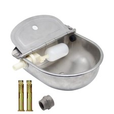 Automatic Dog Feeder Trough Bowl Dispenser Waterer for Pet Dog Horse Cattle G...