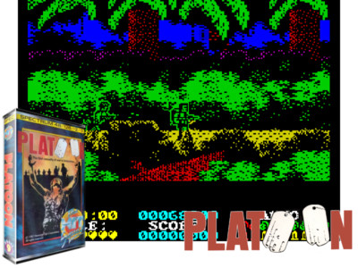 Sinclair ZX Spectrum 48K Spiel - PLATOON - Hit Squad - getestet & funktionsfähig - klassisch