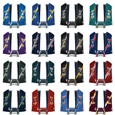 NFL TEAM 2 VINYL SKIN FOR PS5 SLIM DIGITAL EDITION CONSOLE & CONTROLLER