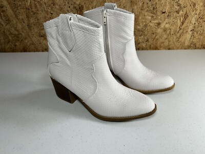 (取寄) ダーティランドリー レディース ユナイト Dirty Laundry women  Unite White Snake NEW Dirty Laundry White Unite Faux Snake Skin Western Ankle