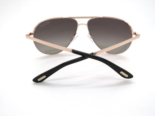 Gafas de sol tom ford ft 0144/s 28d Marko oro rosa polarizadas aviador 58 mm Skyfall - Imagen 3 de 6
