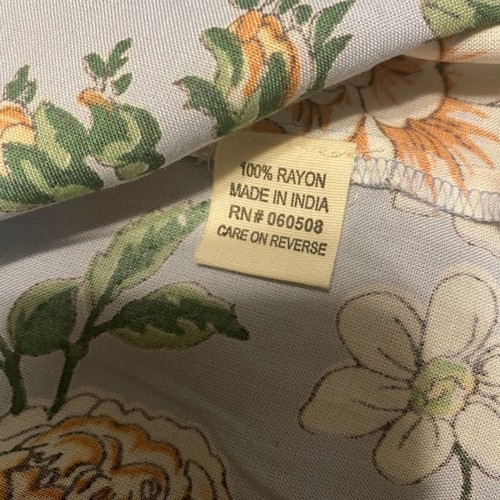 Angie’s Girls Floral Off Shoulder Top Blue Large XL NWT - Picture 7 of 7