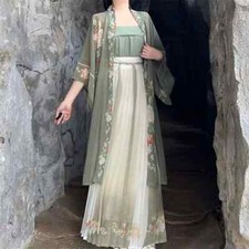 Chinese Traditional Clothing Hanfu Festival Streetwear Dress Printed Costume