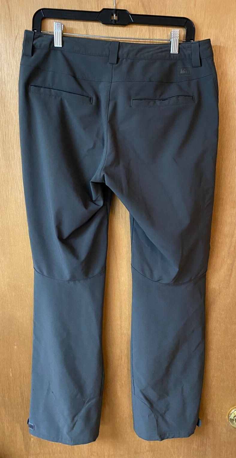 REI Coop Endeavor Pants Women's Gray Hiking Trail Flex Stretch Size