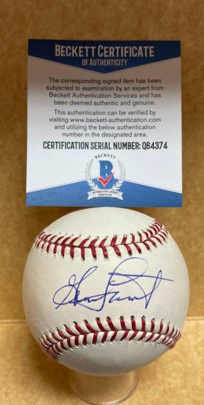 Professional Player Autographed Signed GENE LAMONT PITTSBURGH PIRATES M.L. BASEBALL BECKETT Q64374 