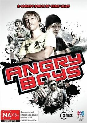 ANGRY BOYS : Chris Lilley --- (DVD 3-Disc Set) brand new sealed rare oop t14