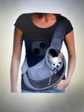 Pet Dog/Cat Sling Carrier NEW YUDO Med Airy Mesh Travel Safe Sling Bag Lightweit