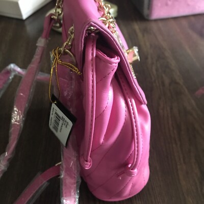 NWT Bebe Wyatt Small Backpack Quilted Pink | eBay display picture 1