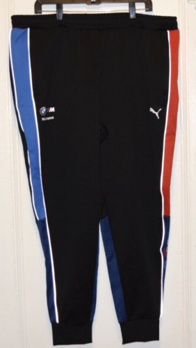 Men's-Designer-Puma-BMW MMS MT7-Motorsport-Sweatpants-Track-Pants-Black-2XL-XXL