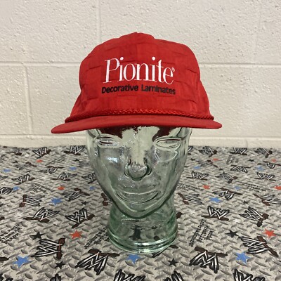 Pionite Decorative Laminates Checkered Nylon Strapback Hat Rope Cap